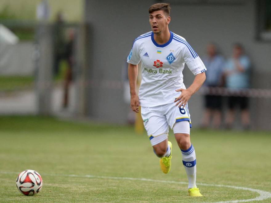 FUEGEN,AUSTRIA,13.JUL.14 - SOCCER - . 2.DFL, 2. Deutsche Bundesliga, Premjer-Liha, Karlsruher SC vs FK Dynamo Kiev, test match. Image shows Aleksandar Dragovic (Kiev). Photo: GEPA pictures/ Amir Beganovic