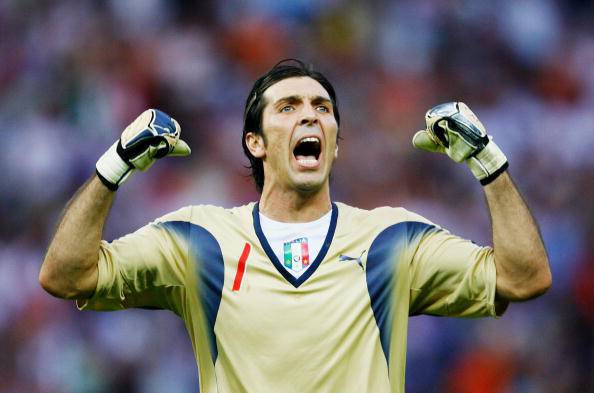 Buffon in Nazionale.