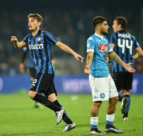 Ljajic e Insigne in Napoli-Inter.