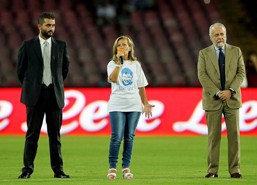 Antonella Leardi con i De Laurentiis © Getty Images