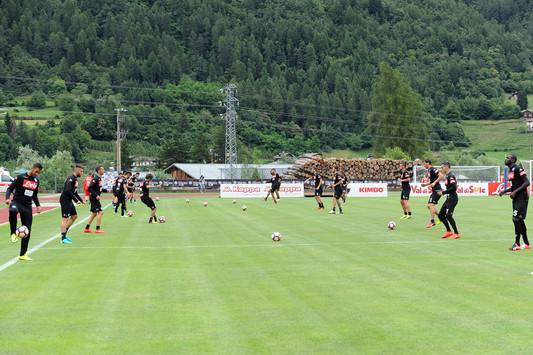 Sesto giorno a Dimaro per il Napoli