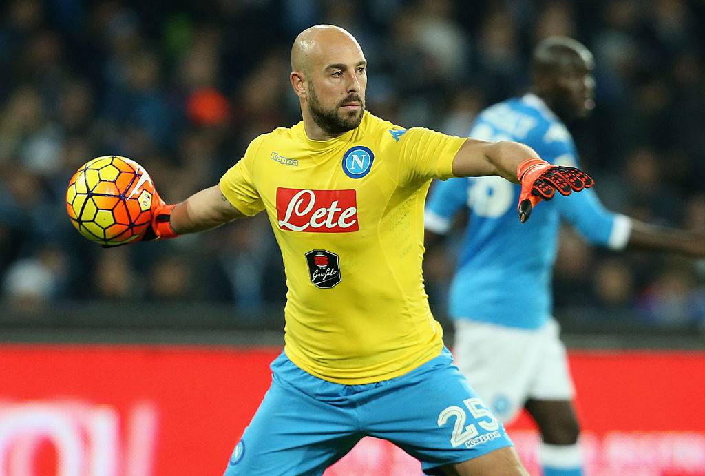 Pepe Reina portiere Napoli