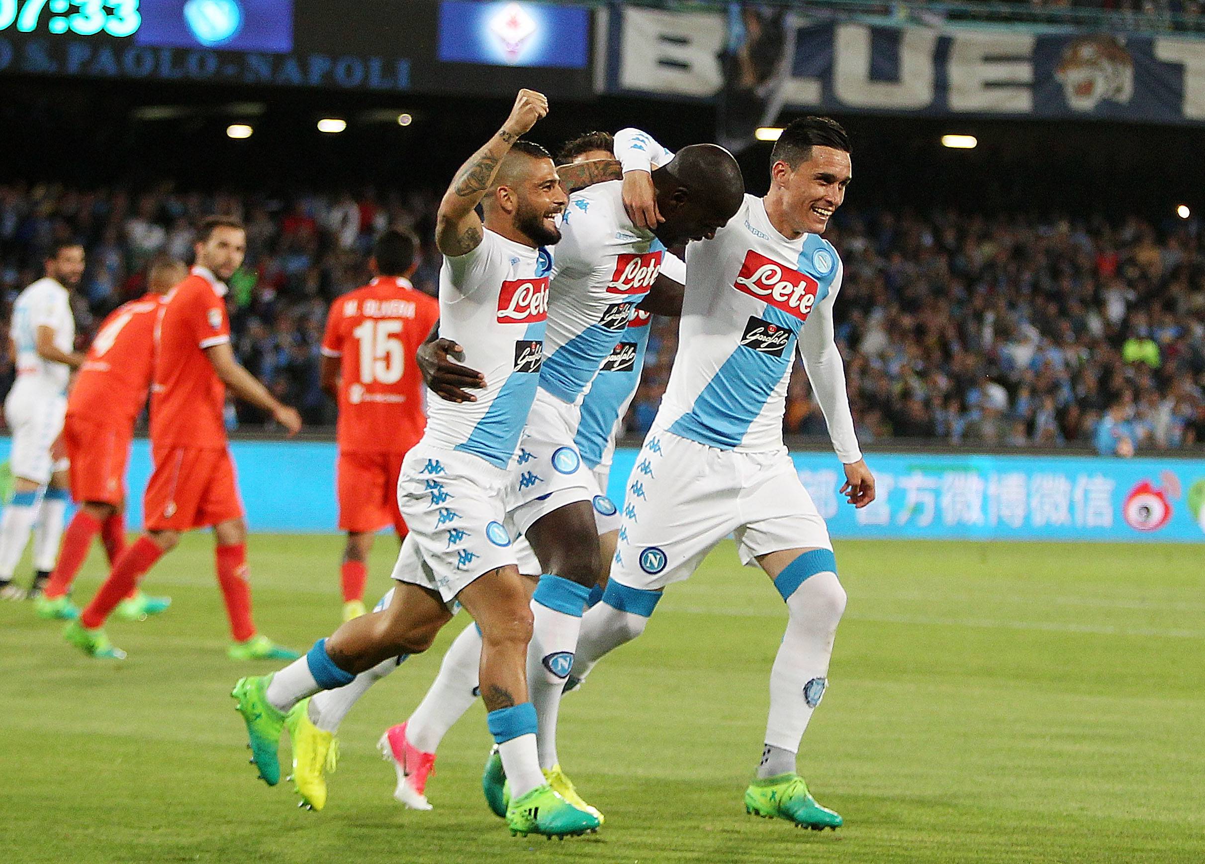 Koulibaly, Callejon e Insigne