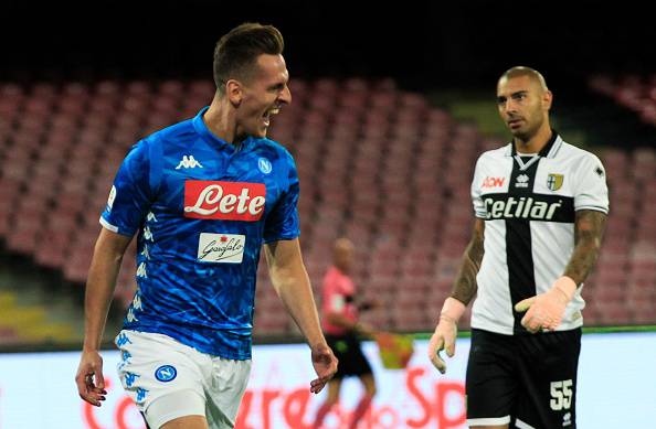 Milik Sepe Napoli-Parma