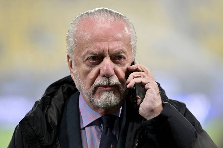 Juve-Napoli, la reazione di De Laurentiis: il gesto a favore dei tifosi