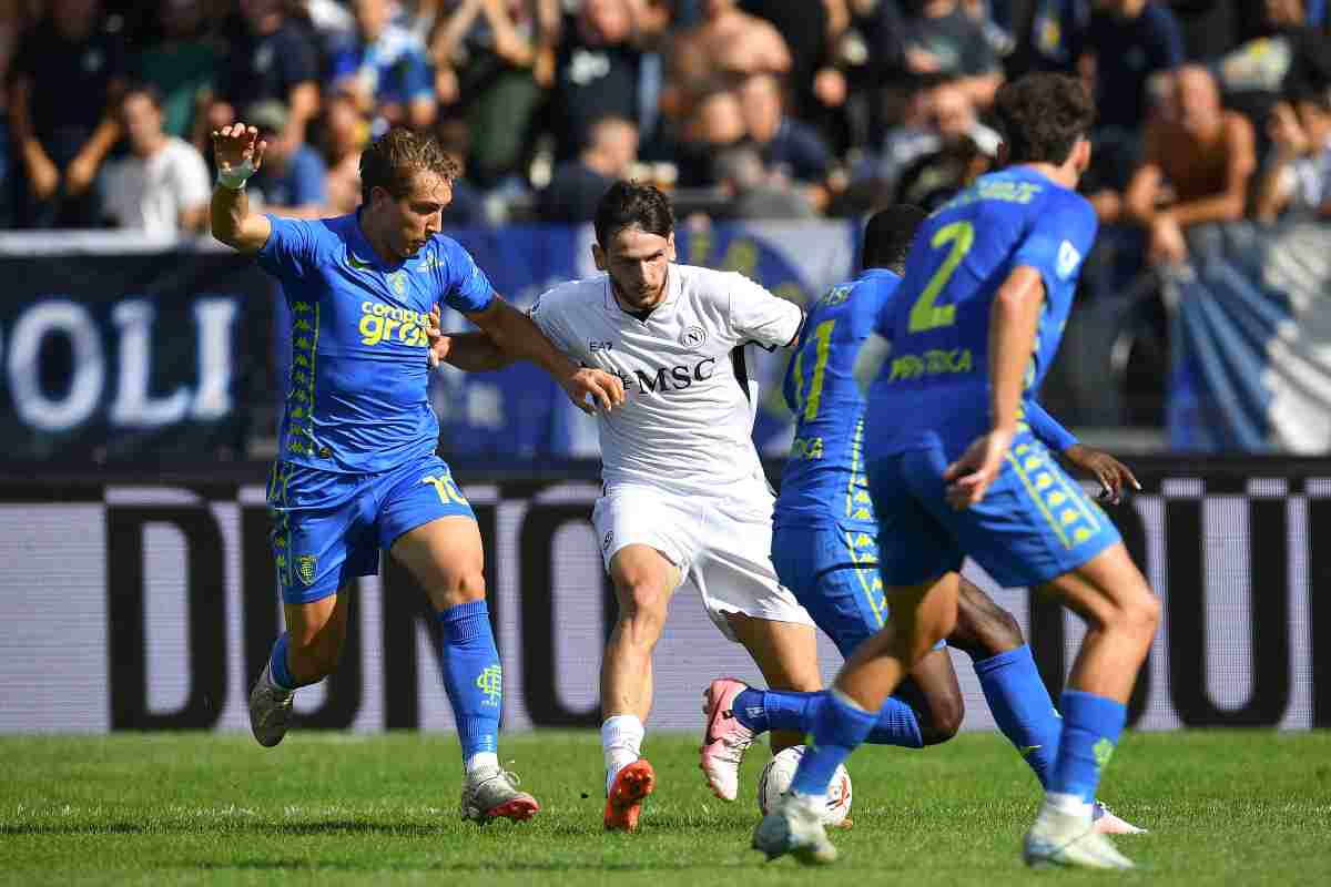 Empoli-Napoli, scoppia una polemica