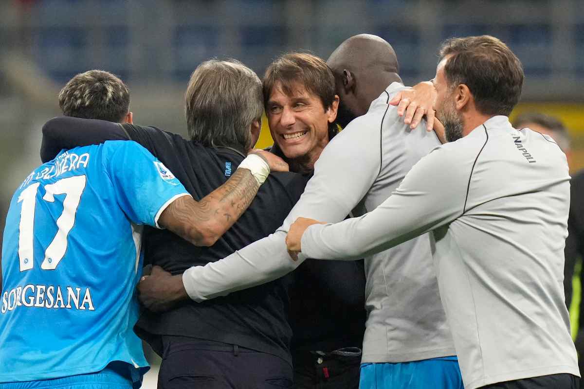 Conte e giocatori Napoli