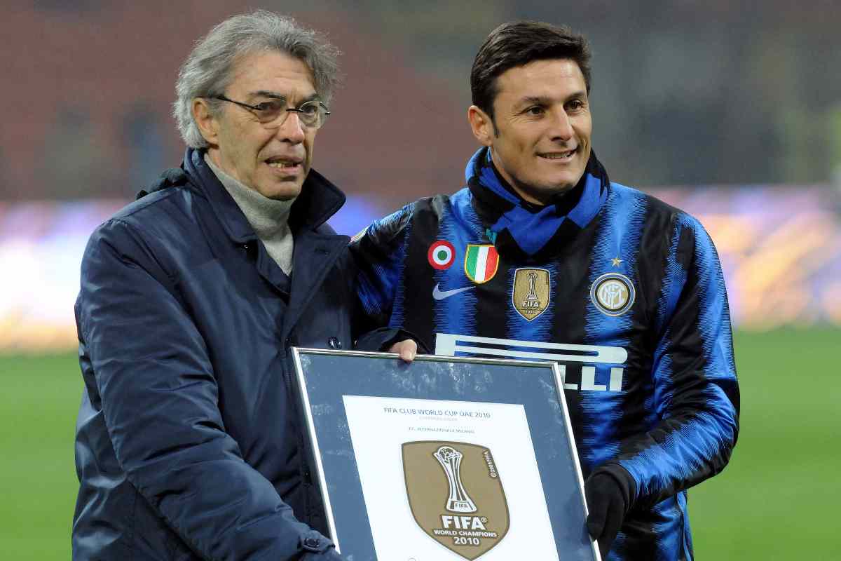 Moratti con Zanetti