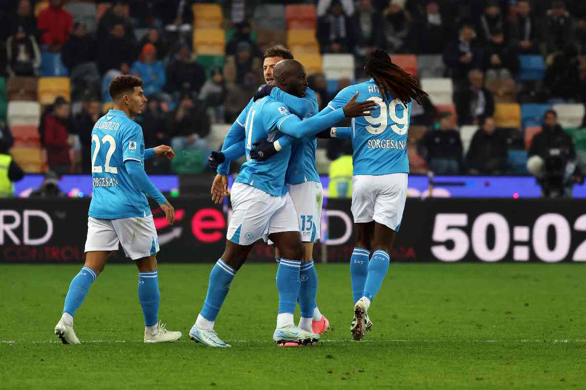 Festeggiamenti Udinese-Napoli