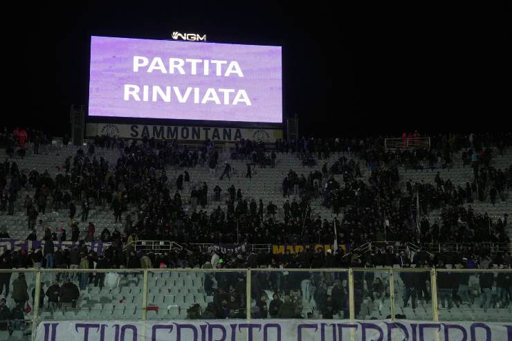 Fiorentina Inter data recupero sfida