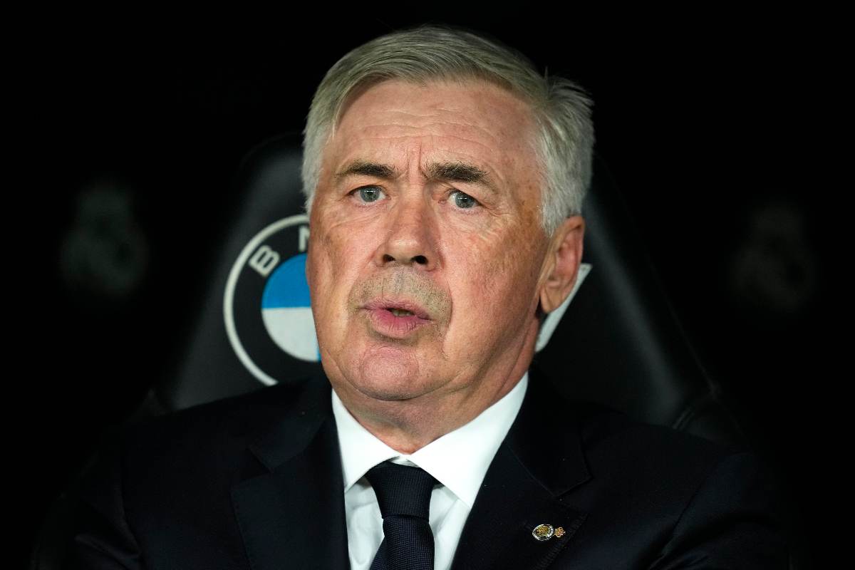 Carlo Ancelotti in panchina