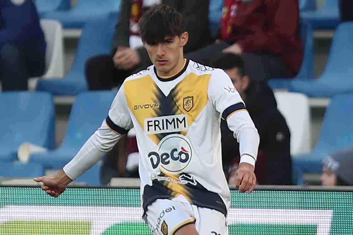 Fortini con la maglia della Juve Stabia