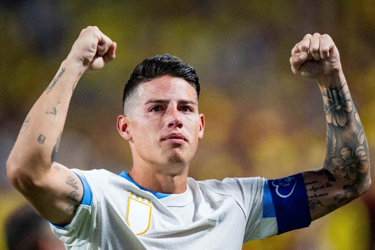 James Rodriguez in lacrime