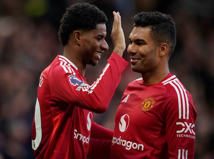 Rashford e Casemiro