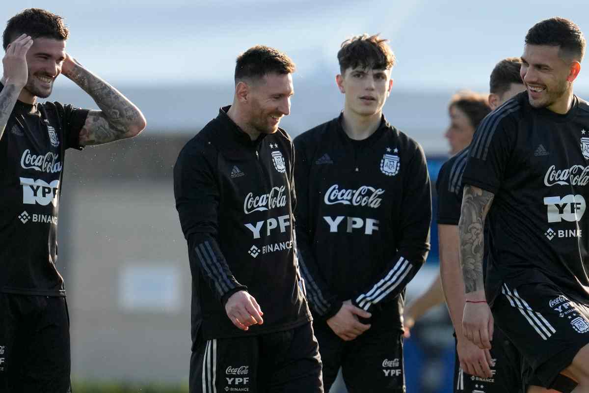 Messi Garnacho Paredes De Paul Argentina