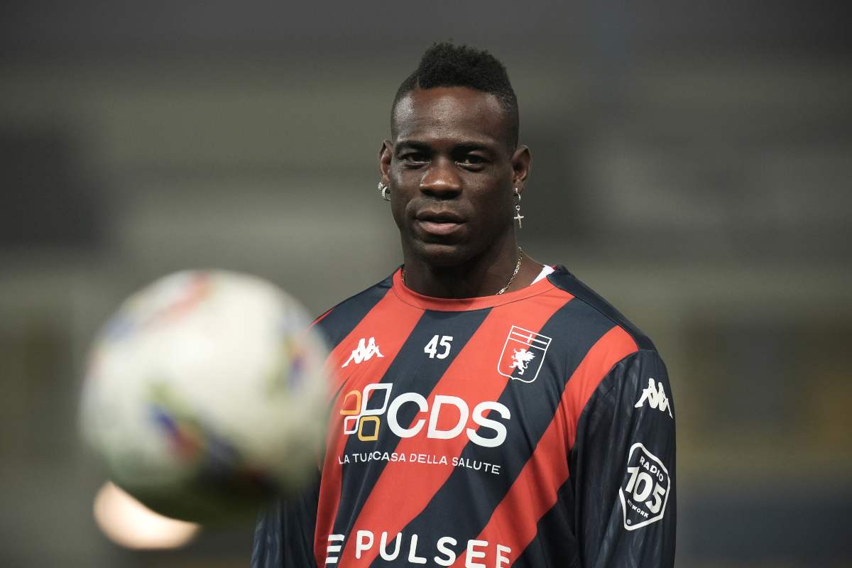 Balotelli riscaldamento