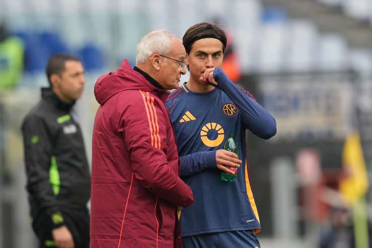 Dybala con Ranieri Roma