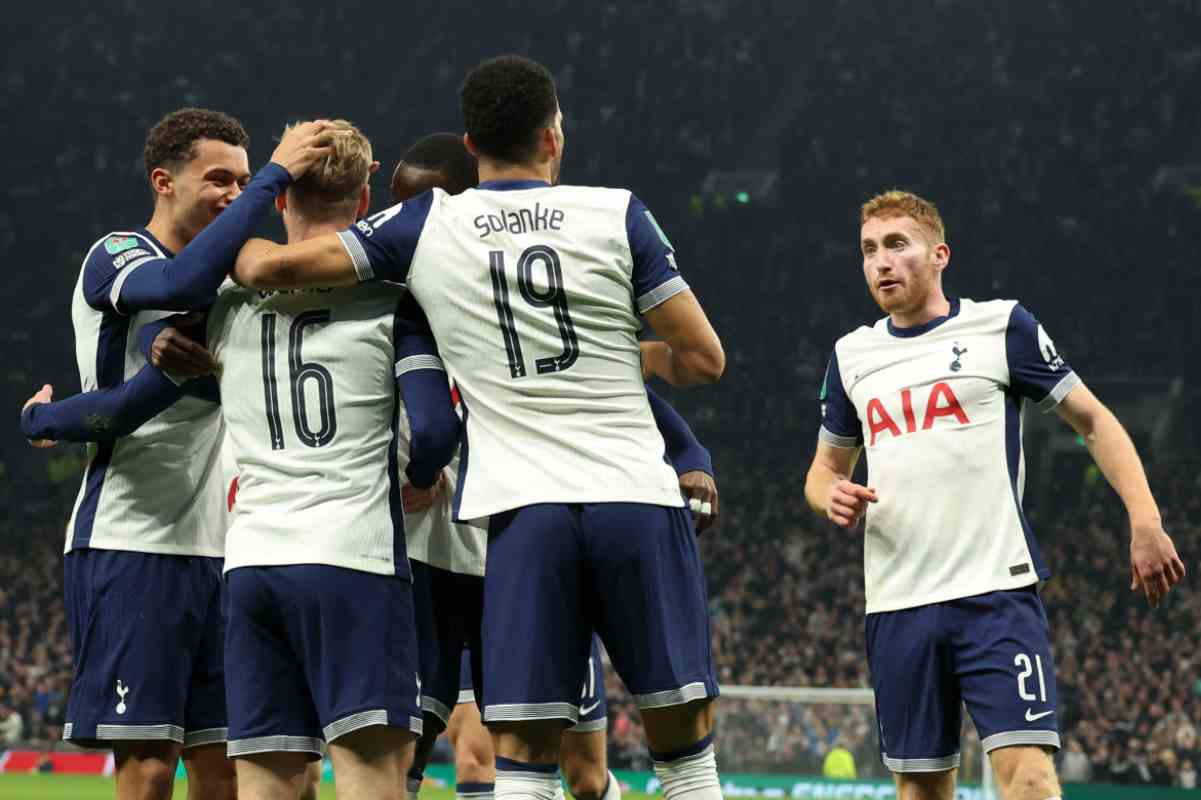 Festeggiamenti Tottenham