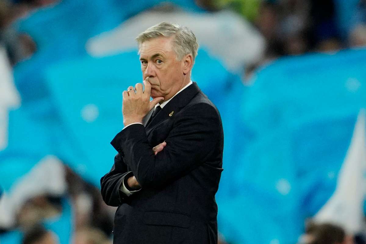 Ancelotti corrucciato