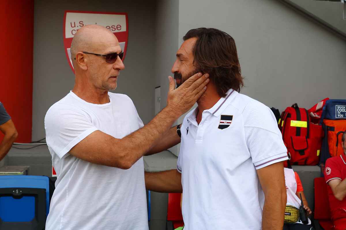 Ballardini e Pirlo si salutano