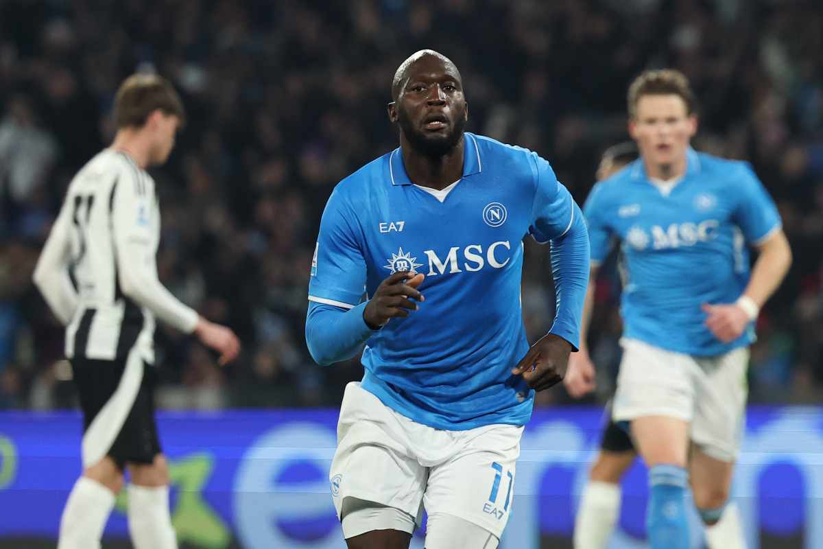 Lukaku esulta