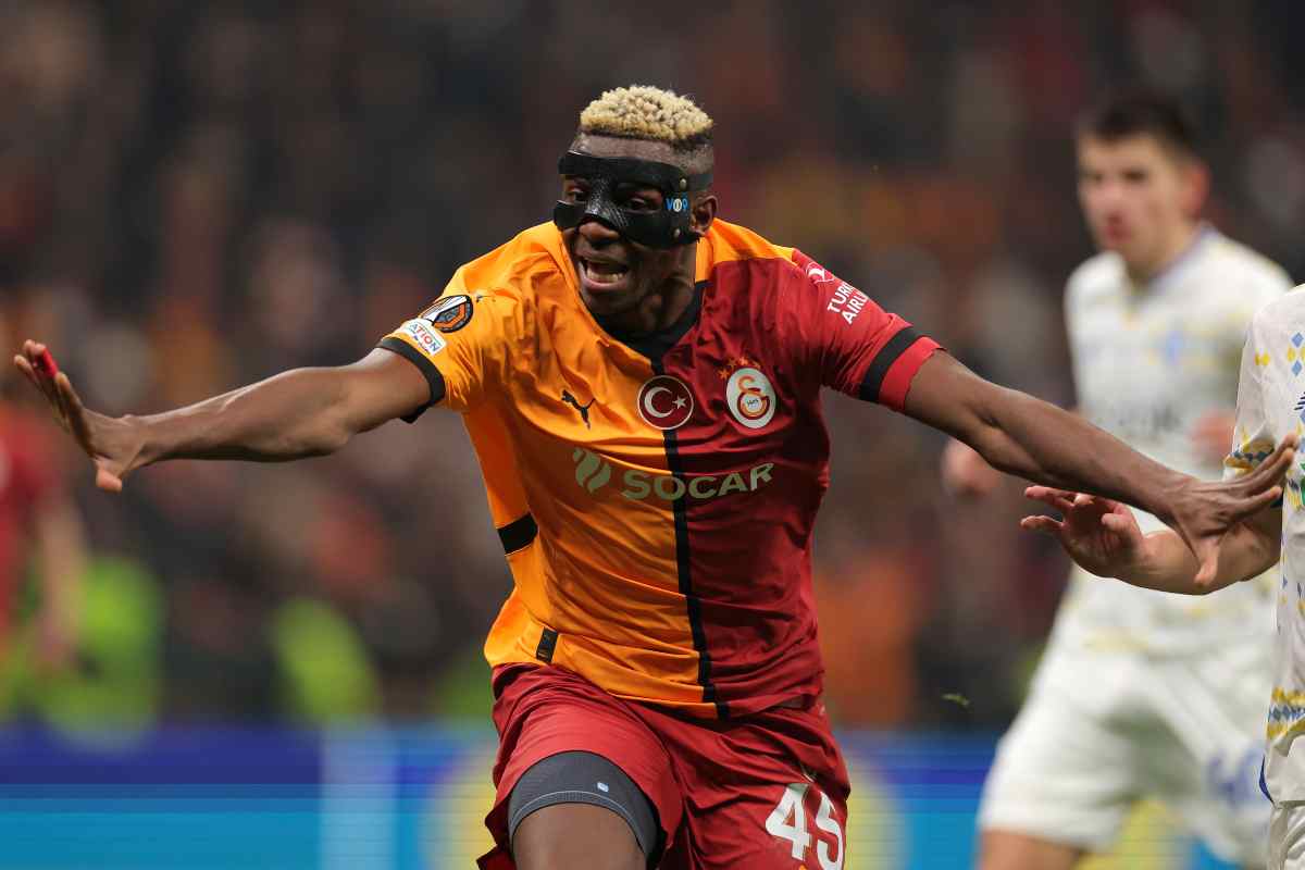 Osimhen con la maglia del Galatasaray