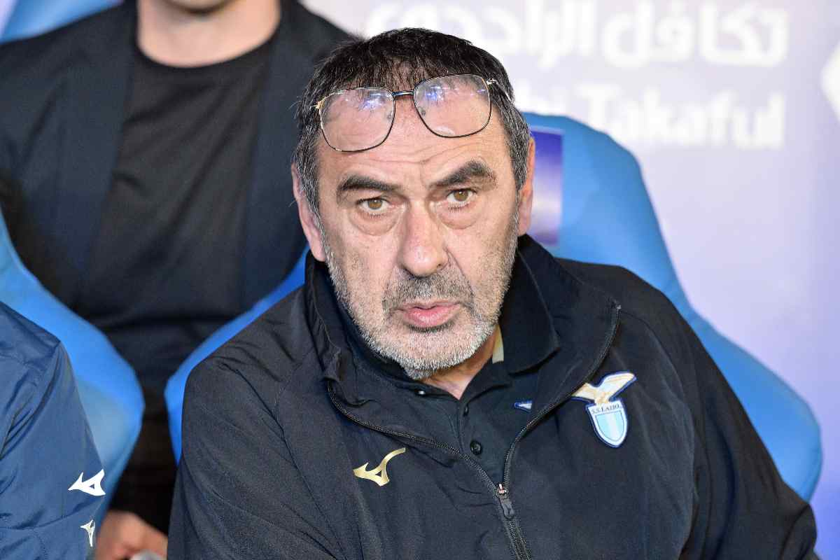 Sarri in primo piano