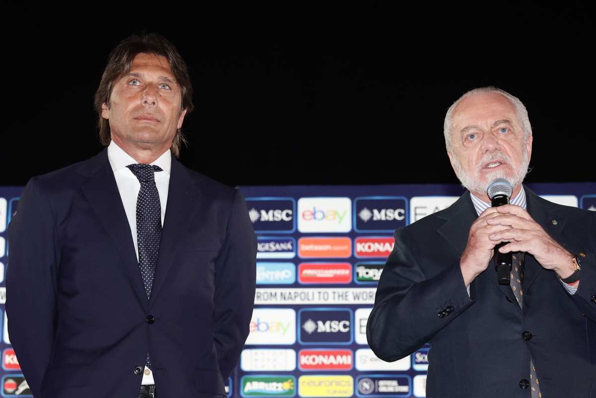 De Laurentiis con Conte