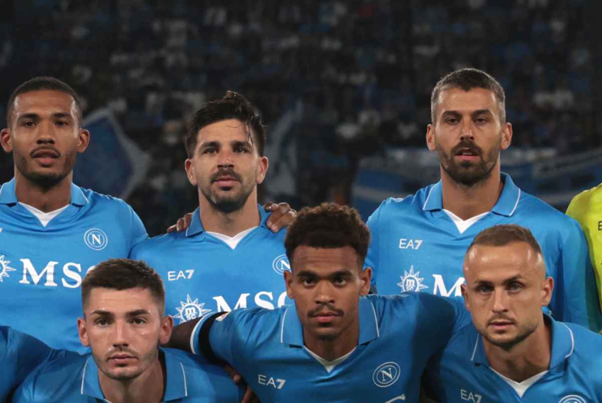 Napoli squadra in posa