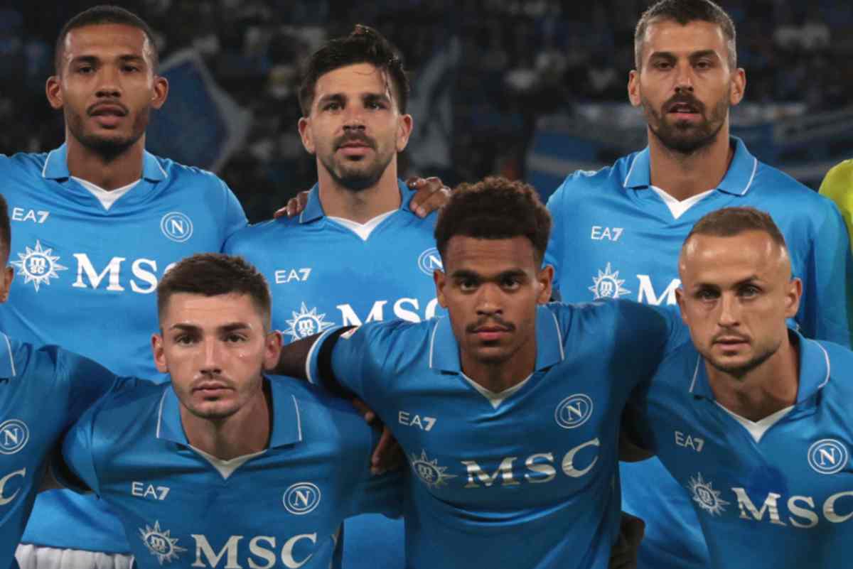 Napoli squadra in posa