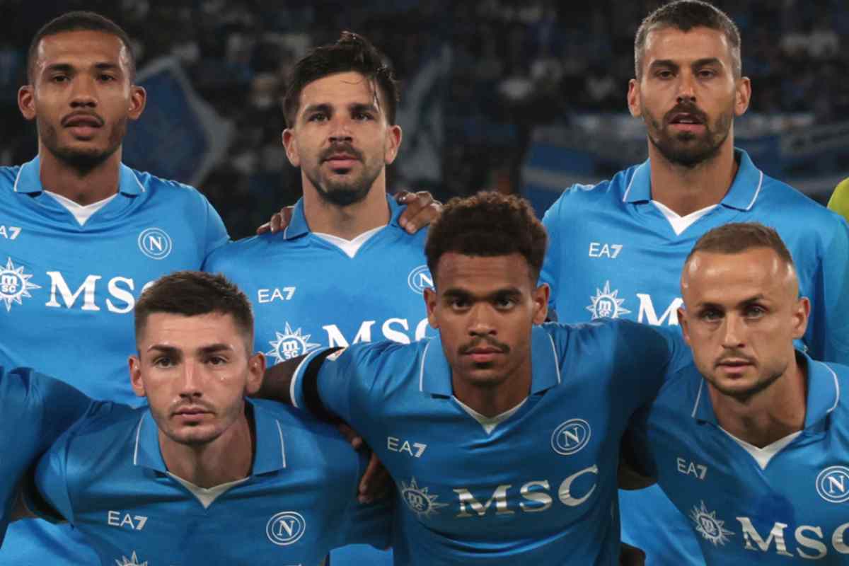 Squadra Napoli in posa