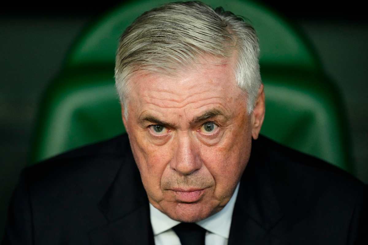 Carlo Ancelotti in primo piano