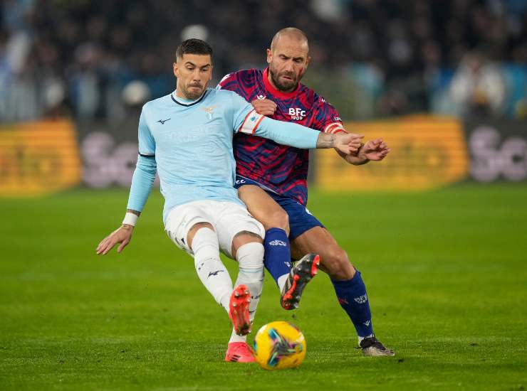 Lazio-Bologna in azione