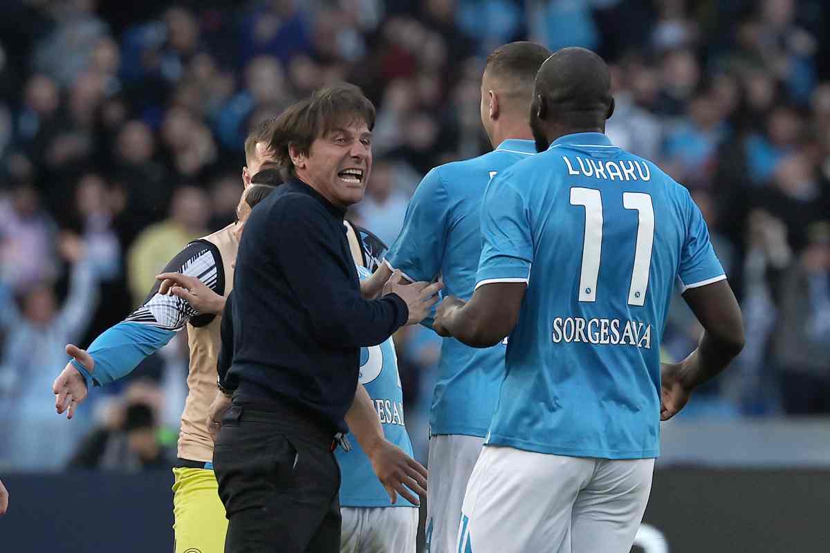 Conte con Lukaku