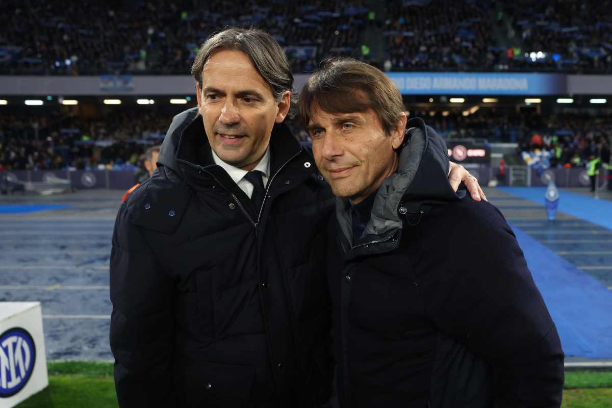 Inzaghi abbraccia Conte